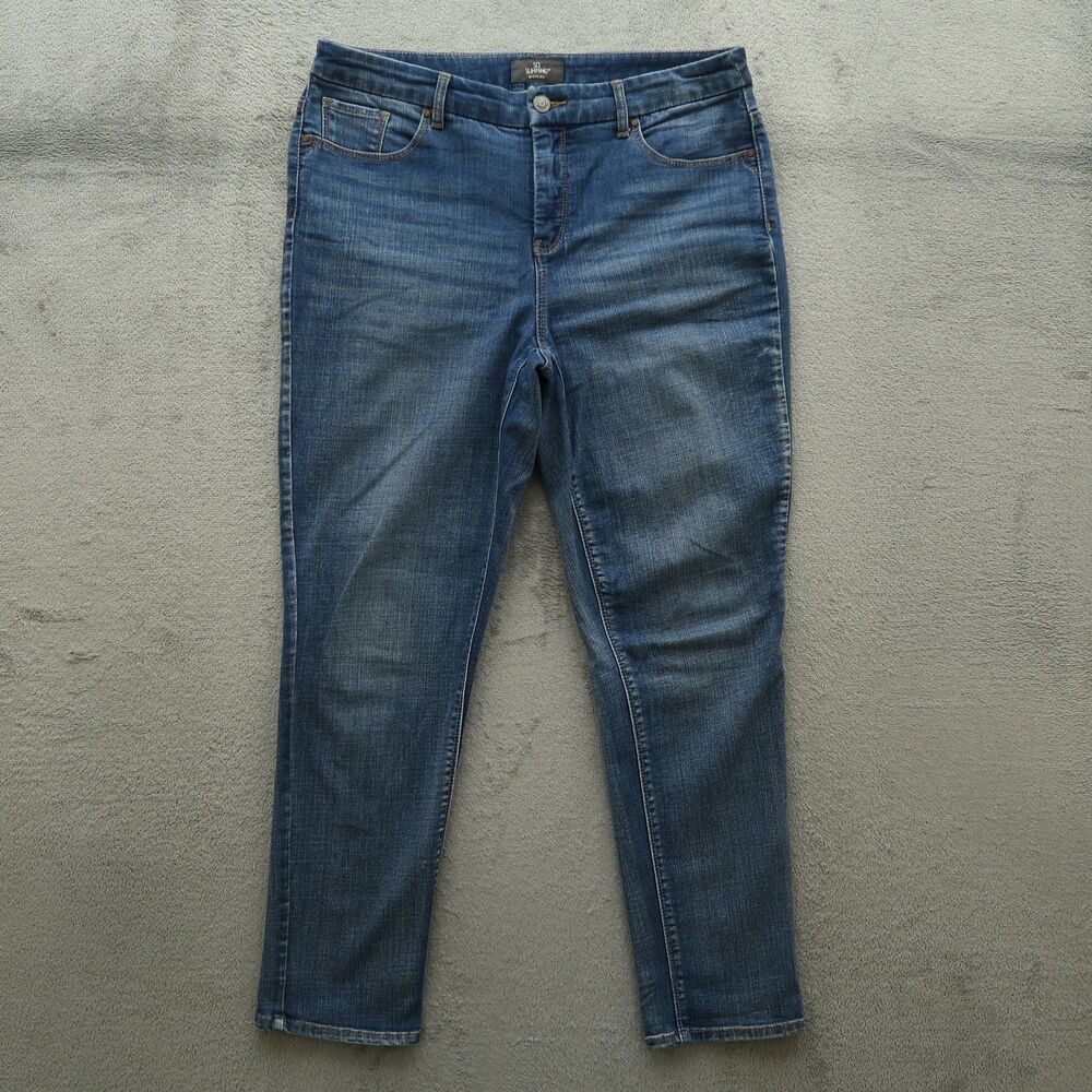 Chico's Jeans Women's 1.5R US-10R High-Rise Slimming Ankle Denim 28.5" Inseam